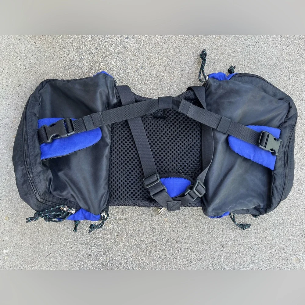 Kelly K-9 Chuckwagon doggie saddle back hiking pack EUC